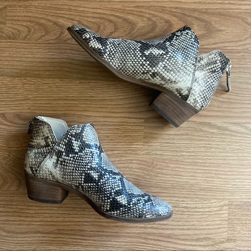 Dolce Vita • Karsen Snake Print Booties